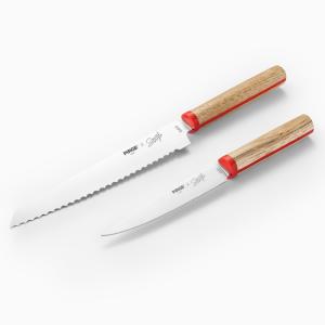 Pirge X Somer Sivrioğlu Sebze & Ekmek 2'li Bıçak Seti - 35257