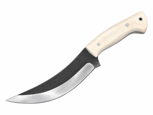 Kavisli Av Bıçağı Geyik Boynuzu Sap 25cm
