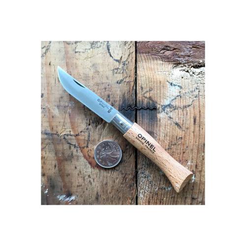 Opinel Inox 5 No Kayın Saplı Paslanmaz Çelik Çakı