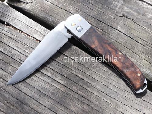 EL İŞÇİLİĞİ KİLİTLİ-KLİPSLİ ÇAKI 4116 ÇELİK 22CM AHŞAP SAP