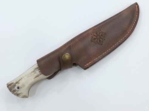 Geyik Boynuzu Saplı Av Bıçağı 23,5cm Toplam Uzunluk