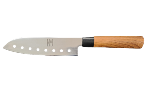 Santoku Şef Bıçağı Delikli 30cm Toplam Uzunluk