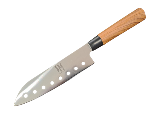 Santoku Şef Bıçağı Delikli 30cm Toplam Uzunluk