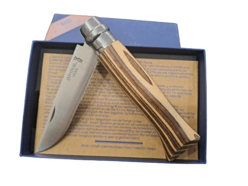 Opinel No:8 Tradition Lamine Huş Kutulu Çakı