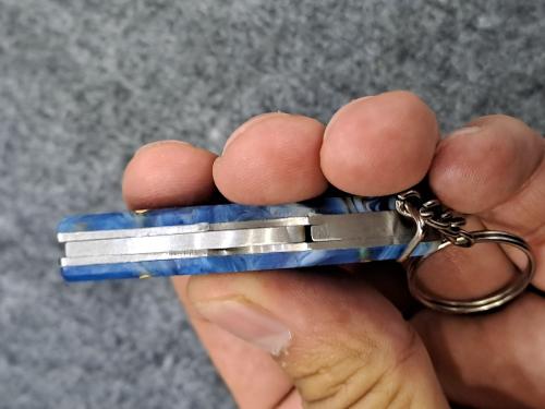 Anahtarlık Minik Çakı 11cm Toplam Uzunluk Epoksi Sap
