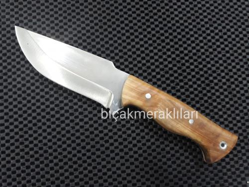Av Bıçağı Zeytin Sap 3,5mm 4116 Çelik 23,5cm