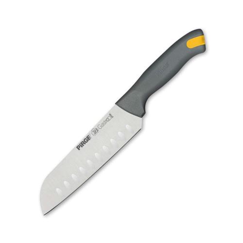 Pirge Gastro Santoku Bıçağı Oluklu 17 cm GRİ - 37168