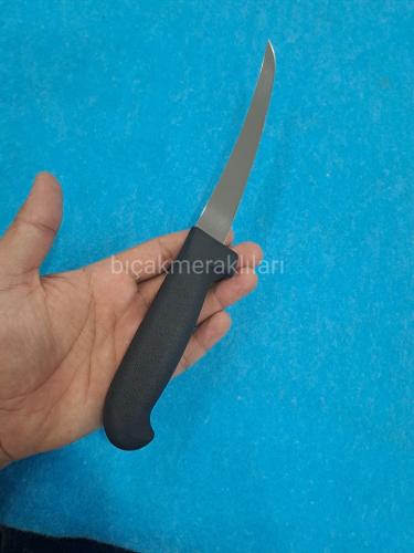 Fischer 1025-15 Kıvrık Kemik Sıyırma Bıçağı 14 cm Siyah