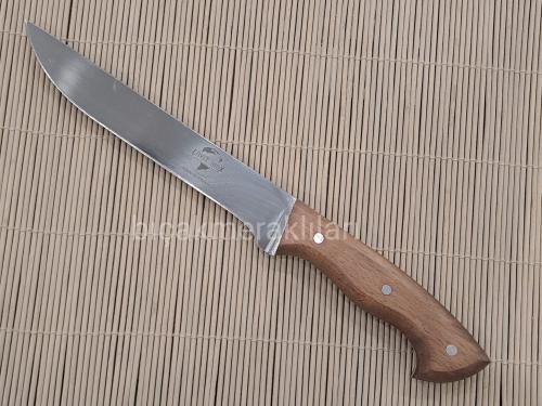 Ahşap Sap Et Bıçağı 29cm Toplam Uzunluk Geniş Ağız