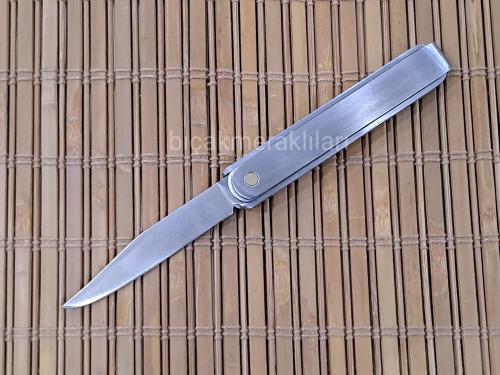 Pratik Metal Çakı-2mm 4034 Çelik-16,5cm-