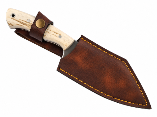 Av Bıçağı Satır Model 24cm Toplam Uzunluk Geyik Boynuzu Sap
