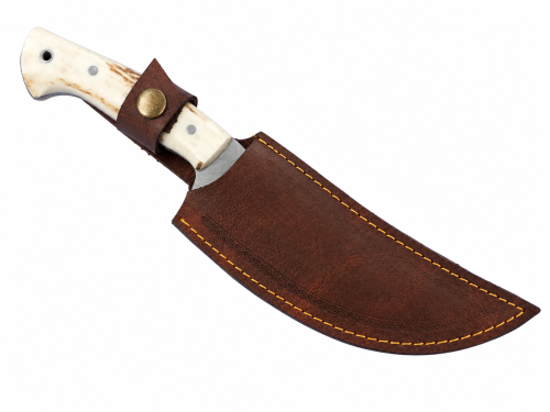Kavisli Av Bıçağı Geyik Boynuzu Sap 25cm