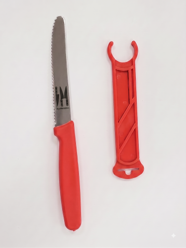 Kılıflı Dişli Meyve, Sebze, Piknik Sepeti Bıçağı 21cm Toplam Uzunluk