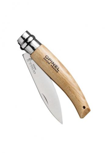 Opinel Düz Bağ Çakısı Kayın Saplı No 8 İnox Çakı