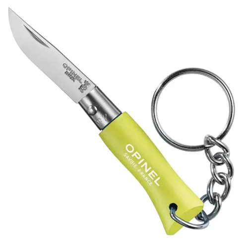 Opinel No 02 Anahtarlıklı Paslanmaz Çelik Çakı (A.Yeşil)