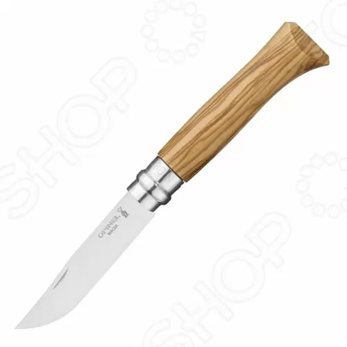 Opinel Inox No 8 Zeytin Saplı Paslanmaz Çelik Çakı