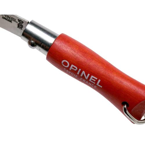 Opinel No 02 Anahtarlıklı Paslanmaz Çelik Çakı (Turuncu)