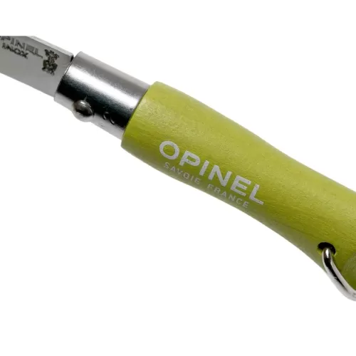 Opinel No 02 Anahtarlıklı Paslanmaz Çelik Çakı (A.Yeşil)