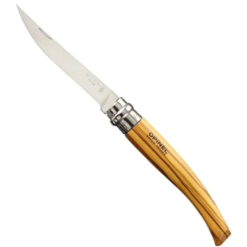 Opinel Inox 10 No Ahşap Kutulu Zeytin Saplı Fleto Çakı