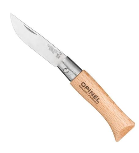 Opinel Inox 3 No Kayın Saplı Paslanmaz Çelik Çakı