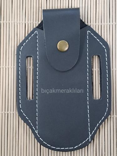 Çakı Kılıfı Kapaklı Kelebek Kemere Takmalı Model